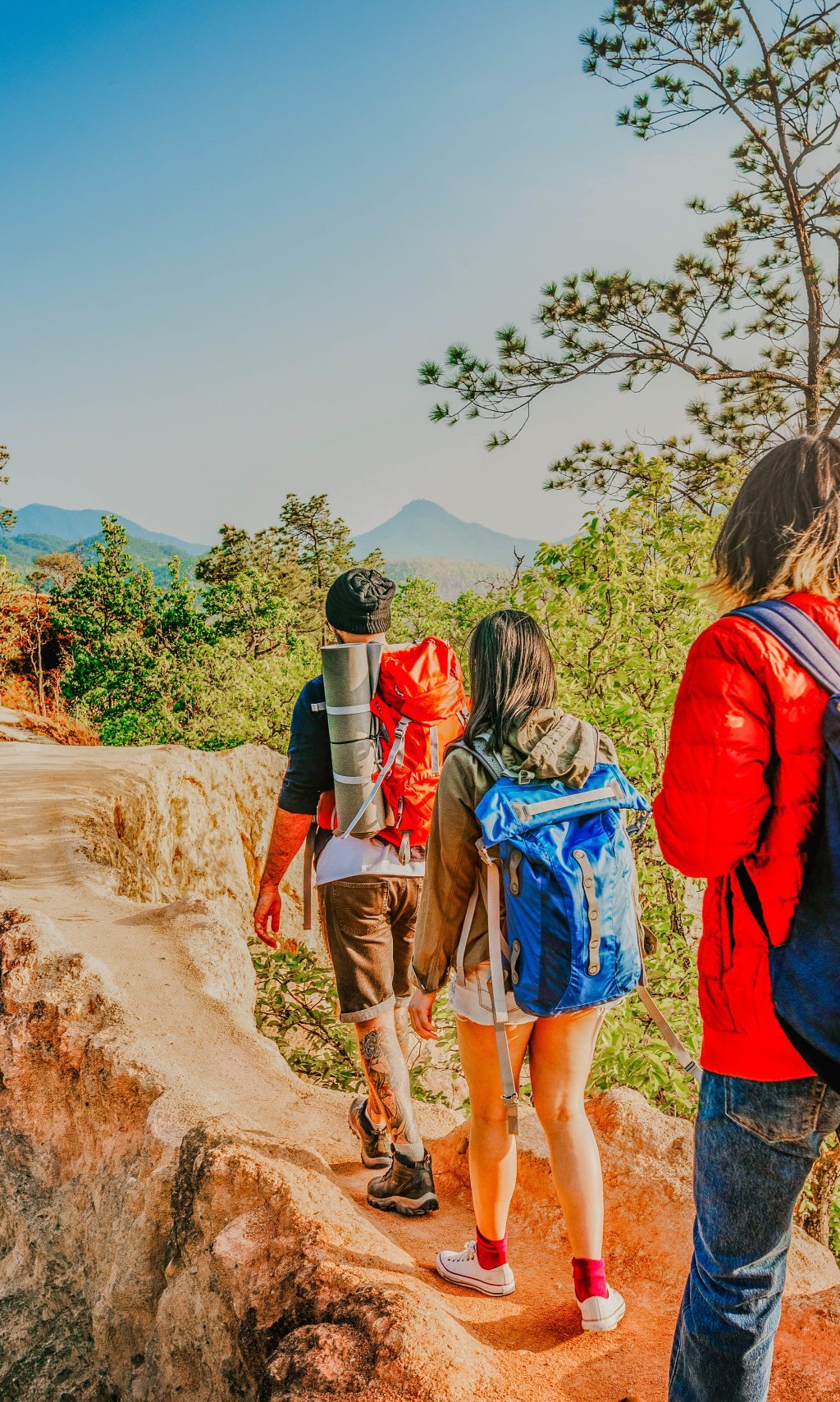 Campers on an adventure